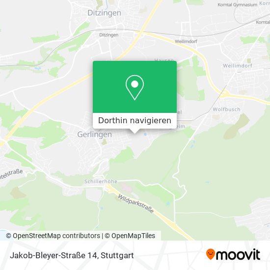 Jakob-Bleyer-Straße 14 Karte