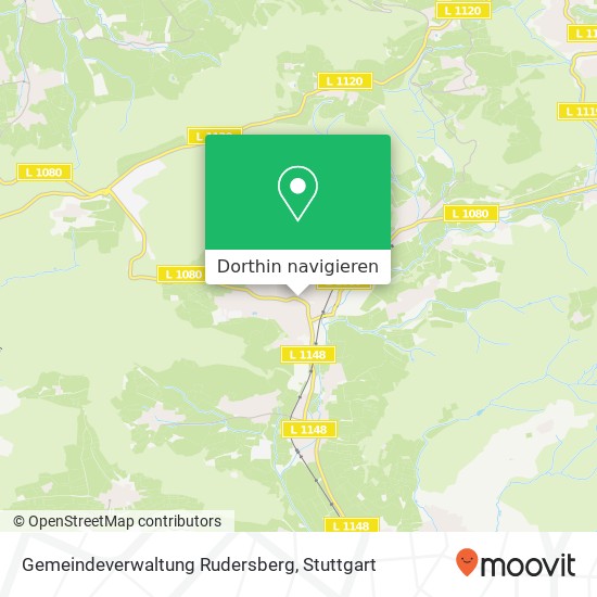 Gemeindeverwaltung Rudersberg Karte