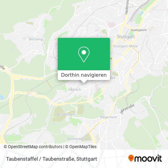 Taubenstaffel / Taubenstraße Karte