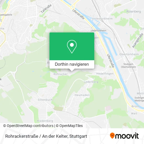 Rohrackerstraße / An der Kelter Karte