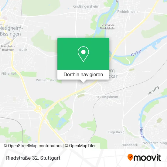 Riedstraße 32 Karte