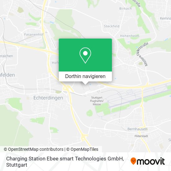 Charging Station Ebee smart Technologies GmbH Karte