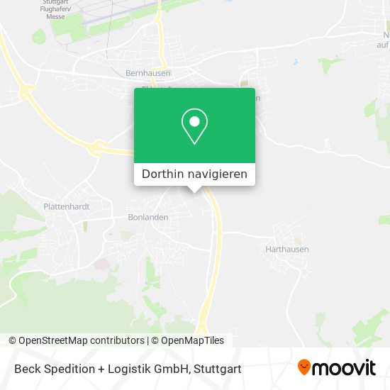 Beck Spedition + Logistik GmbH Karte