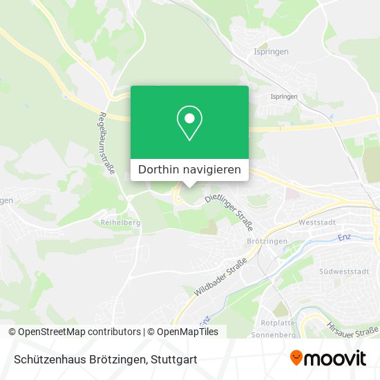 Schützenhaus Brötzingen Karte