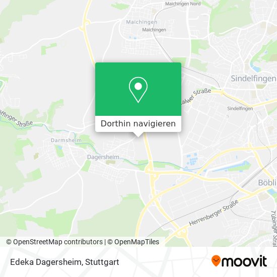 Edeka Dagersheim Karte