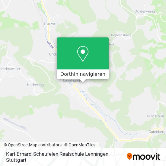 Karl-Erhard-Scheufelen Realschule Lenningen Karte