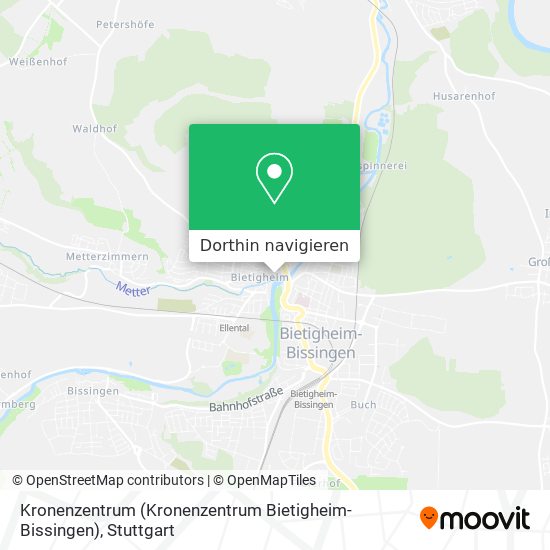 Kronenzentrum (Kronenzentrum Bietigheim-Bissingen) Karte