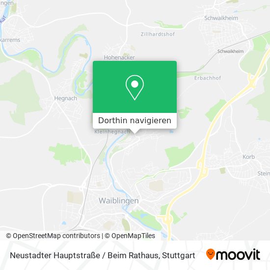 Neustadter Hauptstraße / Beim Rathaus Karte