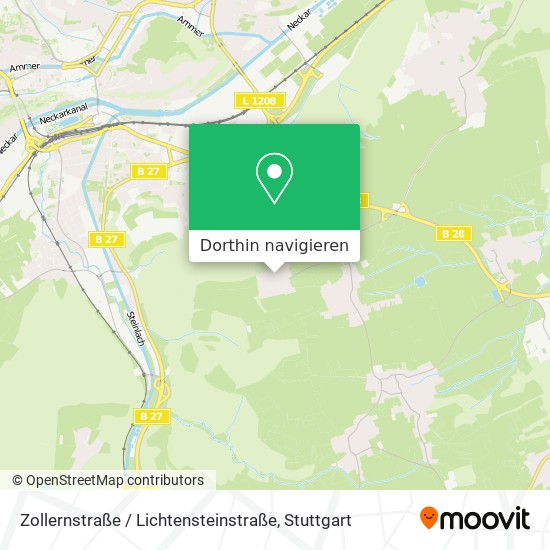 Zollernstraße / Lichtensteinstraße Karte