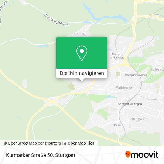Kurmärker Straße 50 Karte