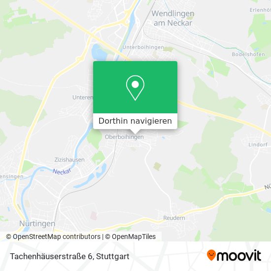 Tachenhäuserstraße 6 Karte