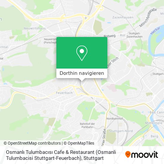 Osmanlı Tulumbacısı Cafe & Restaurant (Osmanli Tulumbacisi Stuttgart-Feuerbach) Karte