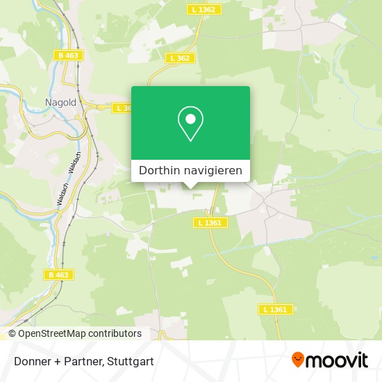 Donner + Partner Karte