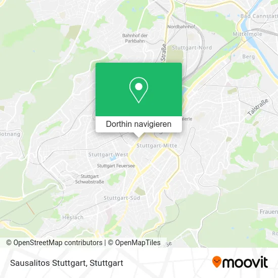 Sausalitos Stuttgart Karte