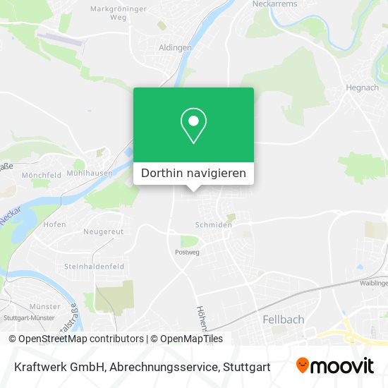 Kraftwerk GmbH, Abrechnungsservice Karte