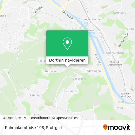 Rohrackerstraße 198 Karte