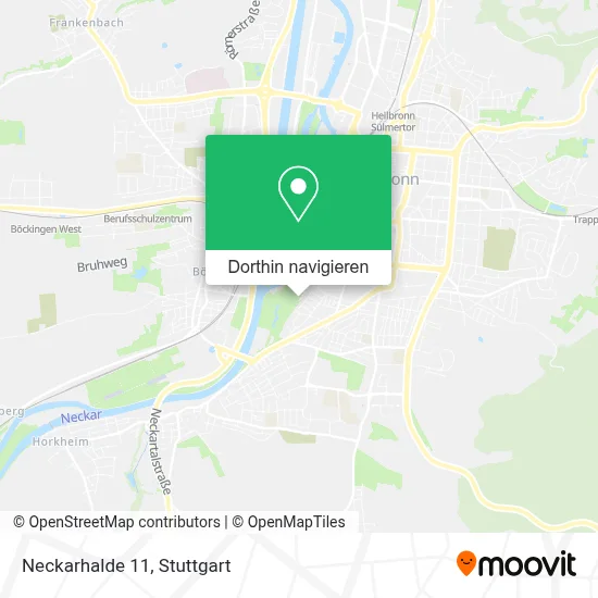 Neckarhalde 11 Karte