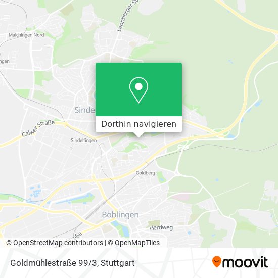 Goldmühlestraße 99/3 Karte