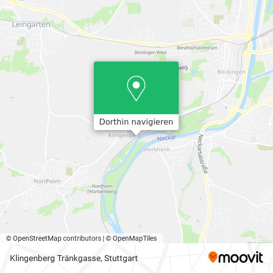 Klingenberg Tränkgasse Karte