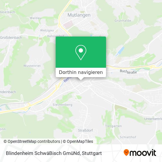 Blindenheim SchwäBisch GmüNd Karte