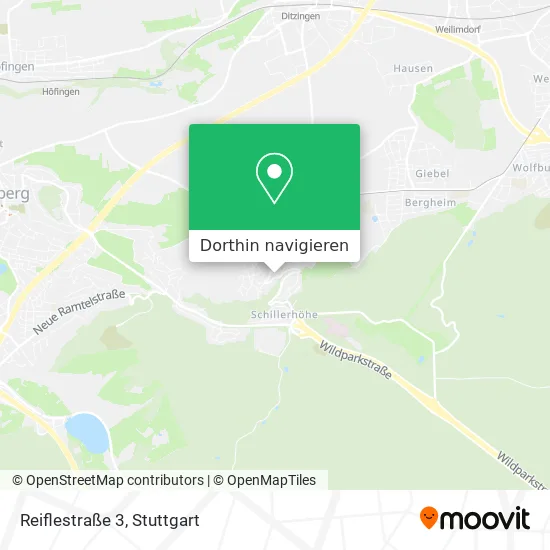 Reiflestraße 3 Karte