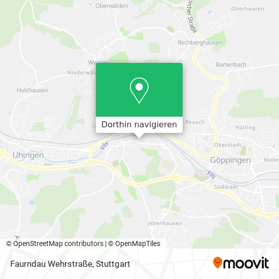Faurndau Wehrstraße Karte