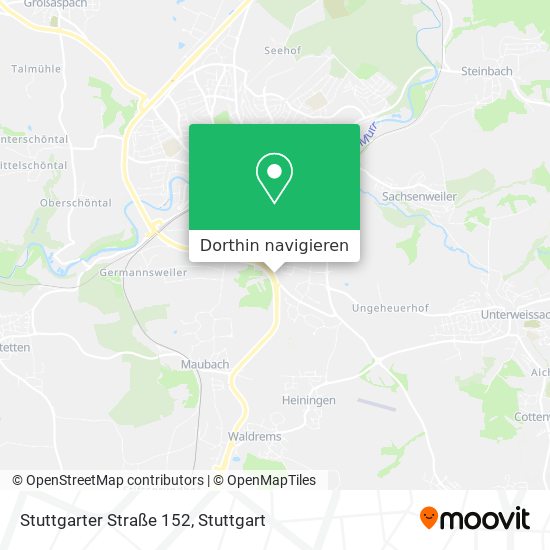 Stuttgarter Straße 152 Karte