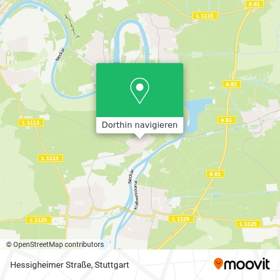 Hessigheimer Straße Karte