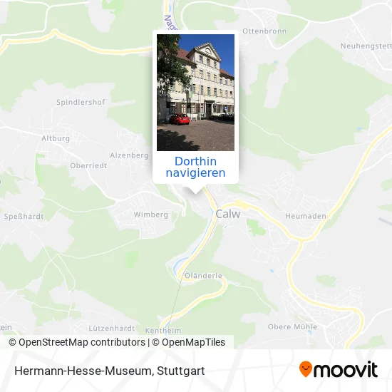 Hermann-Hesse-Museum Karte