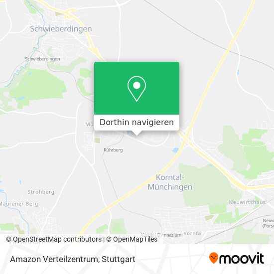 Amazon Verteilzentrum Karte