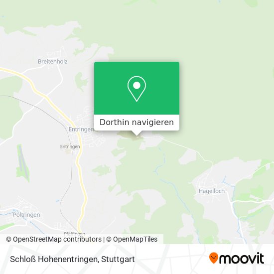 Schloß Hohenentringen Karte