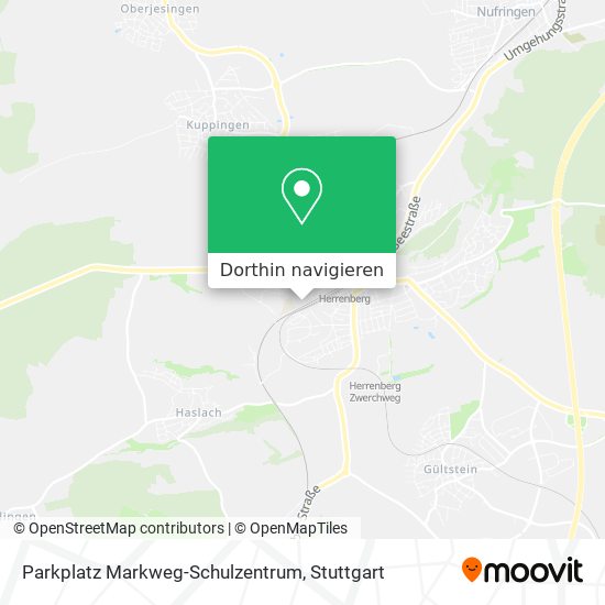 Parkplatz Markweg-Schulzentrum Karte
