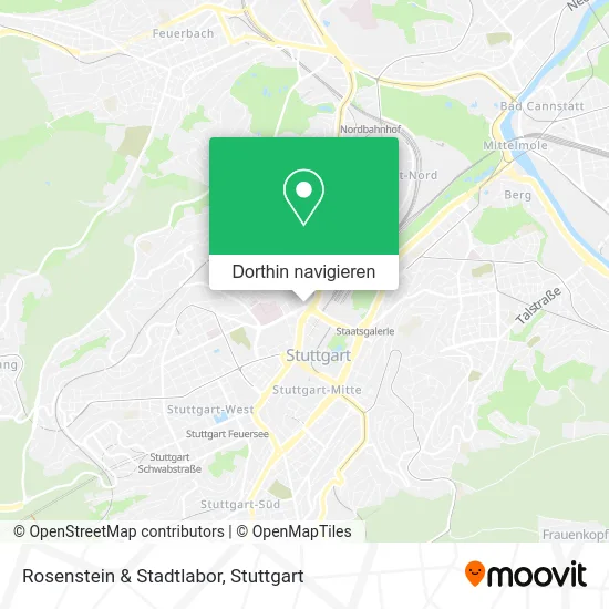 Rosenstein & Stadtlabor Karte