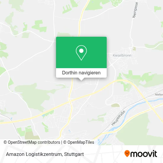 Amazon Logistikzentrum Karte