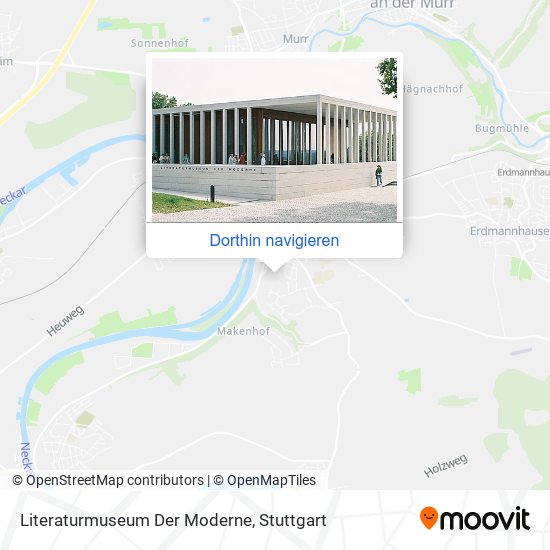 Literaturmuseum Der Moderne Karte