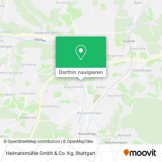 Heimatsmühle Gmbh & Co. Kg Karte