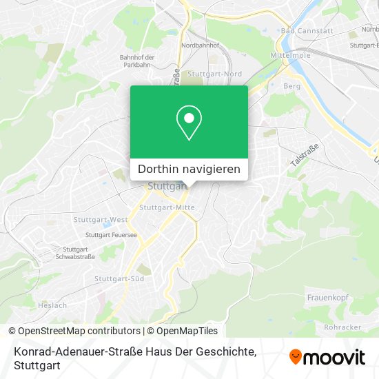 Konrad-Adenauer-Straße Haus Der Geschichte Karte