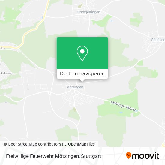 Freiwillige Feuerwehr Mötzingen Karte