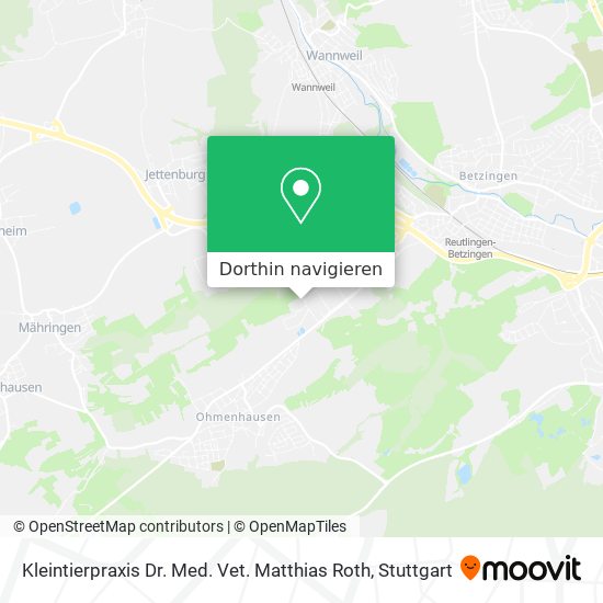 Kleintierpraxis Dr. Med. Vet. Matthias Roth Karte