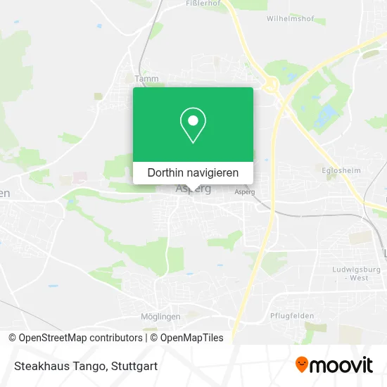 Steakhaus Tango Karte