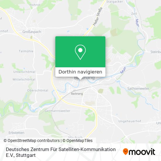 Deutsches Zentrum Für Satelliten-Kommunikation E.V. Karte