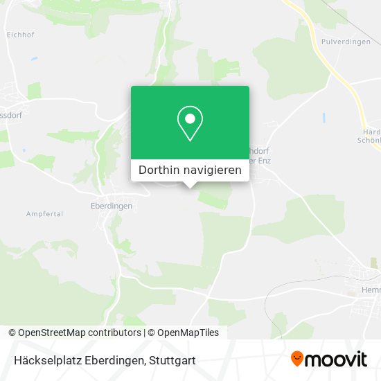 Häckselplatz Eberdingen Karte