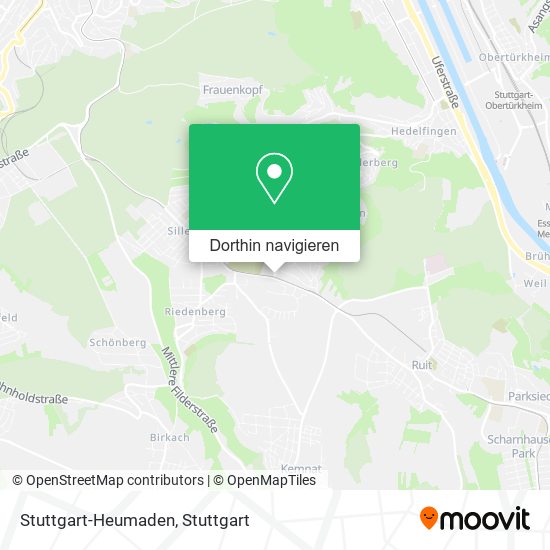 Stuttgart-Heumaden Karte