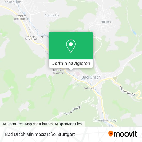 Bad Urach Minimaxstraße Karte