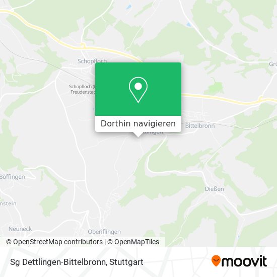 Sg Dettlingen-Bittelbronn Karte