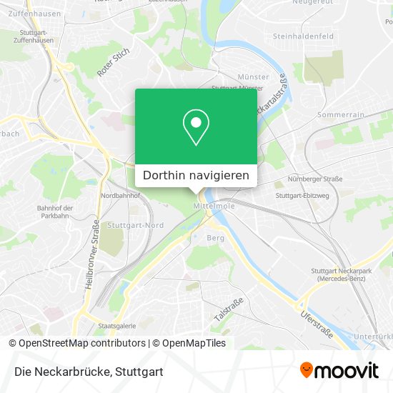 Die Neckarbrücke Karte