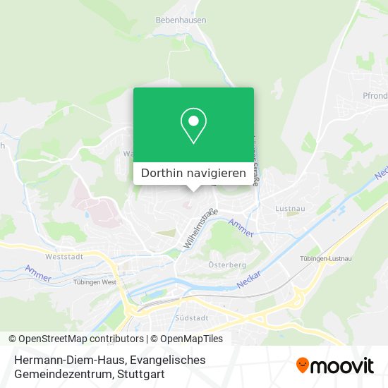 Hermann-Diem-Haus, Evangelisches Gemeindezentrum Karte