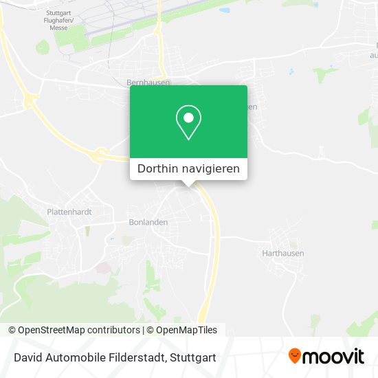 David Automobile Filderstadt Karte