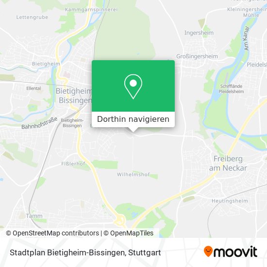 Stadtplan Bietigheim-Bissingen Karte