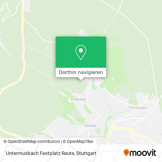 Untermusbach Festplatz Reute Karte